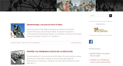 Desktop Screenshot of epistemologia.org