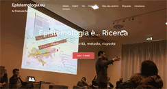Desktop Screenshot of epistemologia.eu